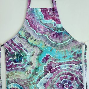 Apron, Aster & Teal Geode 