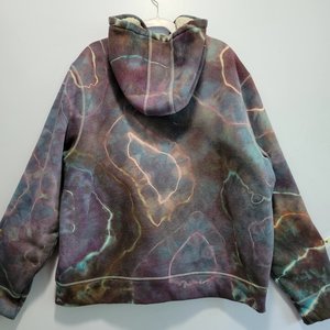 XXL Sherpa Lined Hoodie, Stormy Geode
