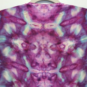 Shawl, Bamboo Rayon, Strawberry Skies Shibori