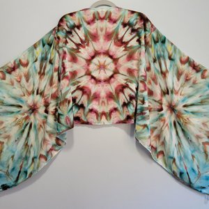 Scarf, Rayon, Stormy Shibori Explosion