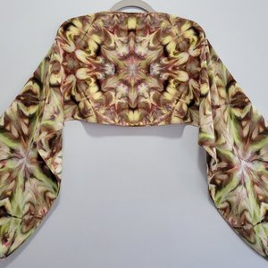 Scarf, Bamboo Rayon, Caffeine Buzz Shibori Explosion