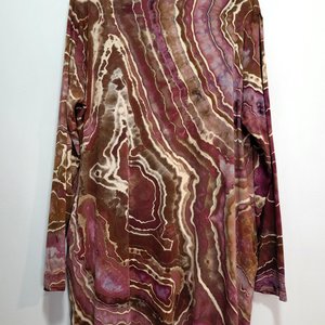 20/22 Rayon Cardigan, Plum Port Geode