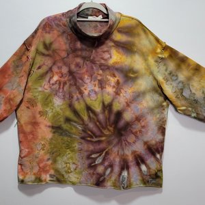 XL Mock Neck French Terry, Fall Vortex