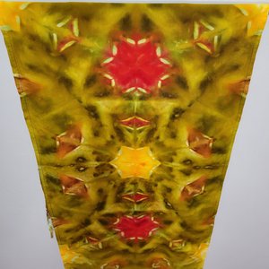 Scarf, Fall Star Shibori