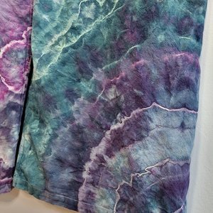 2XL Romper, Violet &Teal Geode