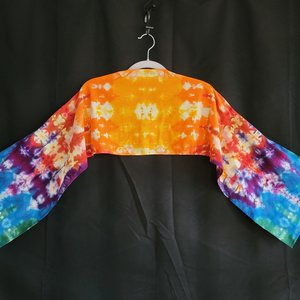 Scarf, Rainbow Pleats