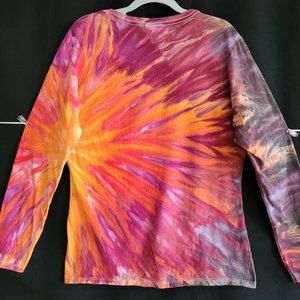 L V-neck Long Sleeve, Fall Sunset