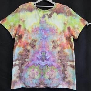 L V-neck T-shirt, Garden Sunset