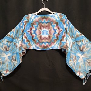 Scarf, Black & Blue Burst