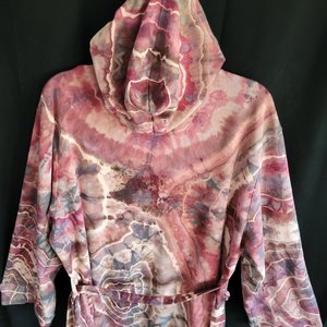 2XL 16-20 Hooded Robe, Plum Port Geode
