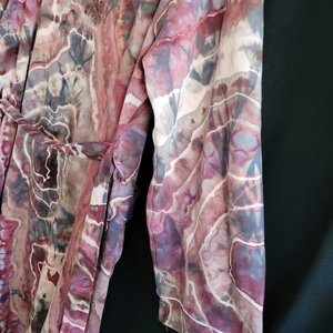 2XL 16-20 Hooded Robe, Plum Port Geode