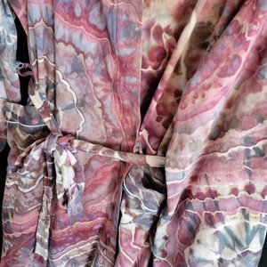 2XL 16-20 Hooded Robe, Plum Port Geode
