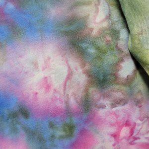 M Mock Neck French Terry, Hydrangea Garden