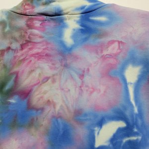 M Mock Neck French Terry, Hydrangea Garden