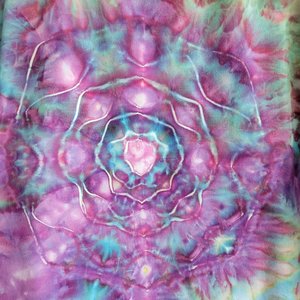 XL Zip-Up Hoodie, Strawberry Mandala