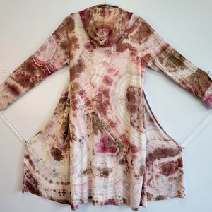 XL Hooded Duster, Winter Berries