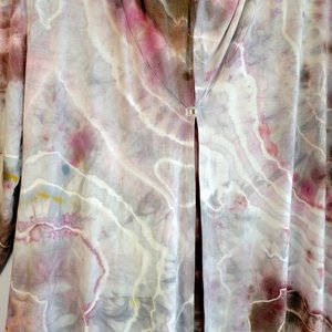XL Hooded Duster, Winter Berries