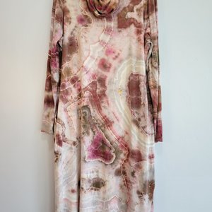 XL Hooded Duster, Winter Berries