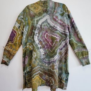 XL Long Cardigan, Moss & Nightshade