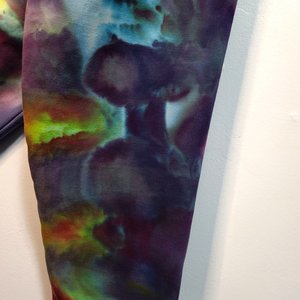 L Oversized Zip-Up Hoodie, Nuclear Sunset