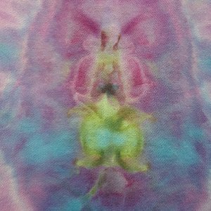 L Mock Neck French Terry, Periwinkle Reflection