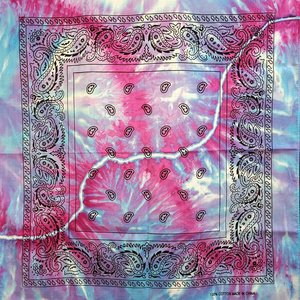 Bandana, Small, Fuchsia Lightning