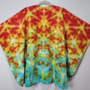 Ruana, Dragon's Egg Shibori