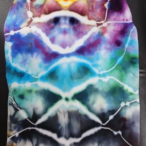 Beanie, Large, Rainbow Mandala