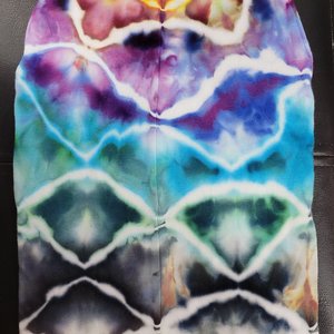 Beanie, Large, Rainbow Mandala
