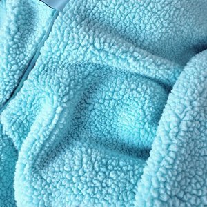 XXL Unisex Sherpa Lined Hoodie, Seafoam