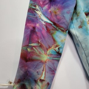 Large Zip-Up Viscose Hoodie, Strawberry Skies 