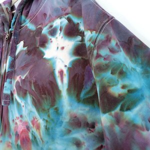XL Tall Zip-Up Hoodie, Cosmic Storm