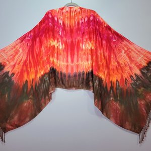 Shawl, Flamingo Wing
