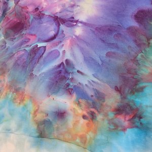 2XL Zip-Up Viscose Hoodie, Strawberry Skies 