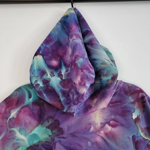 2XL Zip-Up Viscose Hoodie, Strawberry Skies 