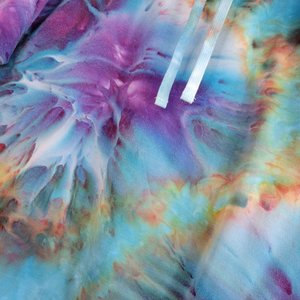 XL Viscose Hoodie, Strawberry Skies