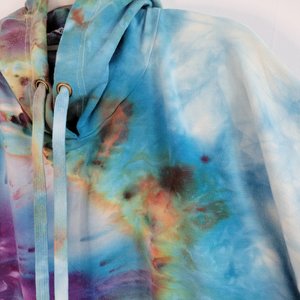 XL Viscose Hoodie, Strawberry Skies