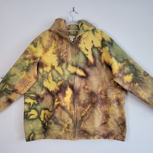 3XL LL Bean Zip-Up Hoodie, Sunlit Forest