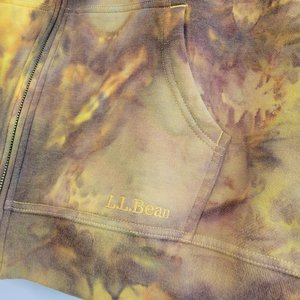 3XL LL Bean Zip-Up Hoodie, Sunlit Forest