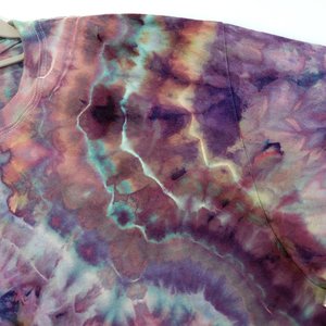 L Long Sleeve T-Shirt, Strawberry Skies Geode