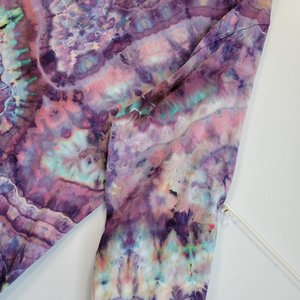 L Long Sleeve T-Shirt, Strawberry Skies Geode