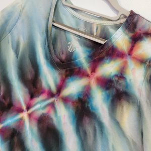 XXL 3/4 Sleeve V-Neck T-Shirt, Timberberry Klink