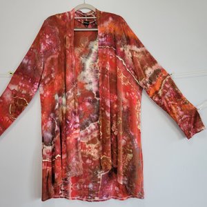 2XL Waterfall Duster, Fire Agate