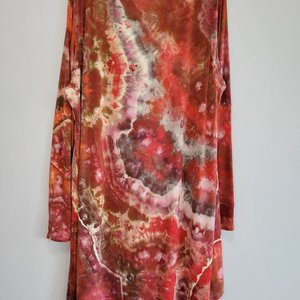 2XL Waterfall Duster, Fire Agate
