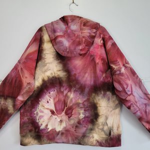 XXL Velour Lined Hoodie, Aged Wine