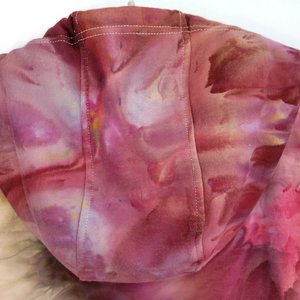 XXL Velour Lined Hoodie, Aged Wine