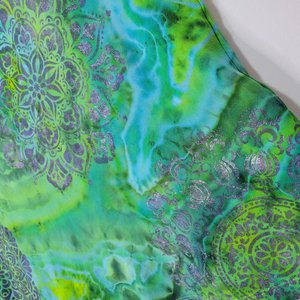 3X V-neck T-Shirt, Malachite Mandala