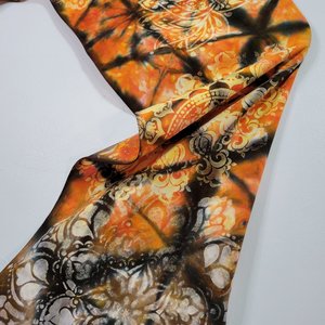 Scarf, Rayon, Fall Shibori