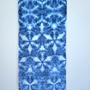 Scarf, Cotton, Blue Caravan