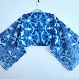 Scarf, Cotton, Blue Caravan